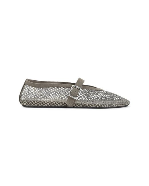Alaïa Gray Ballerinas
