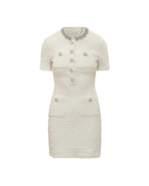Short Dresses Self-Portrait en coloris White