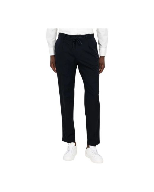 Manuel Ritz Blue Cropped Trousers for men