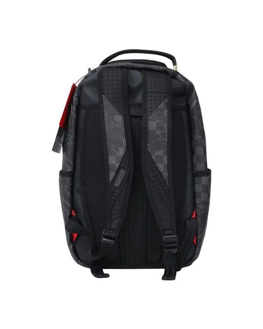 Sprayground Gray Eleganter 3Am Check Schwarzer Rucksack