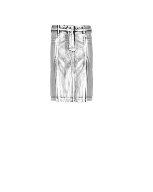 Midi Skirts di The Attico in White