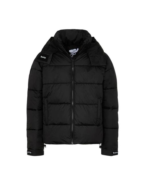 DISCLAIMER Jassen ,Zwart ,Polyester Puffer Jacket 55107 in het Black voor heren