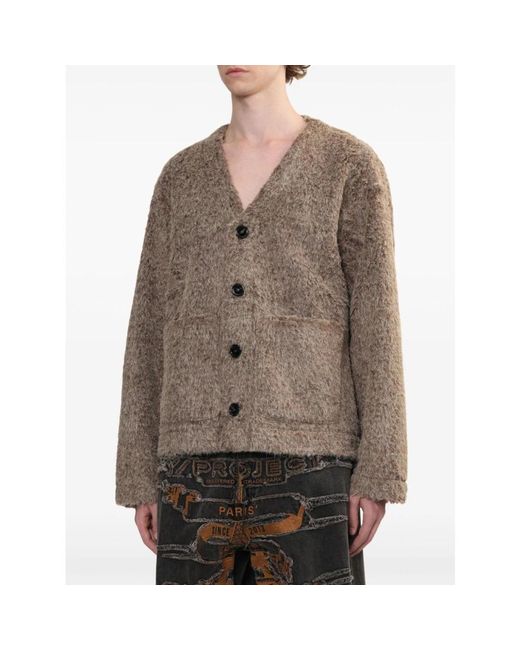 Gote Cardigan in Brown Mohair – SVRN