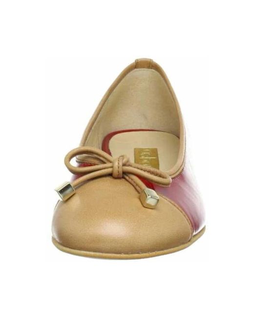 Gabor Leren Ballerina's in het Red
