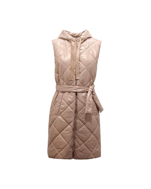 Marella Cirino Omkeerbaar Mouwloos Jack in het Brown