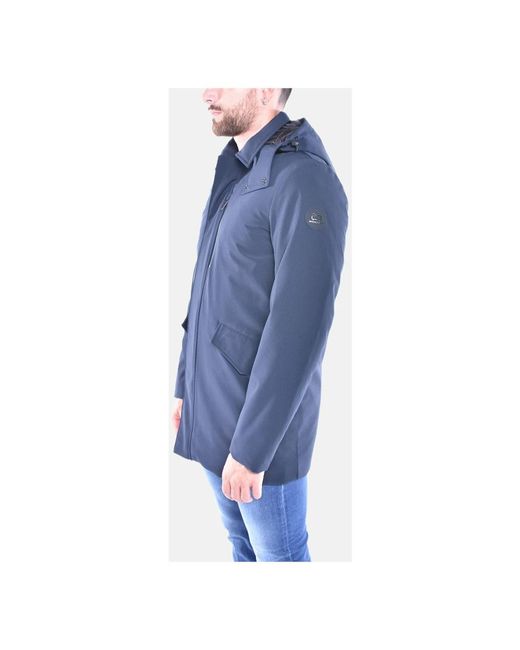 Woolrich Blue Winter Jackets for men