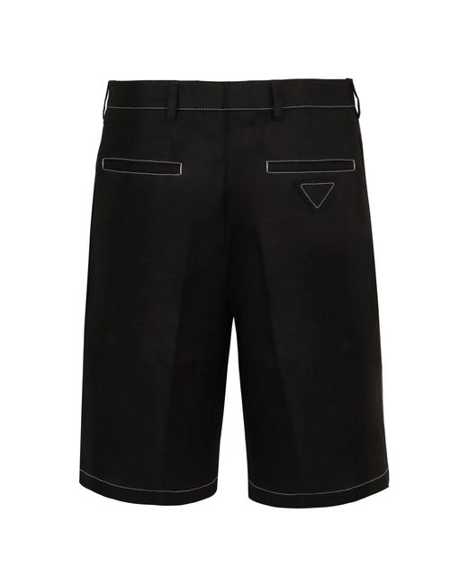 Prada Casual Shorts in het Black voor heren