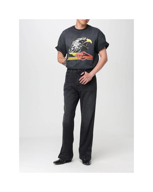 Amiri Straight Jeans in het Black voor heren