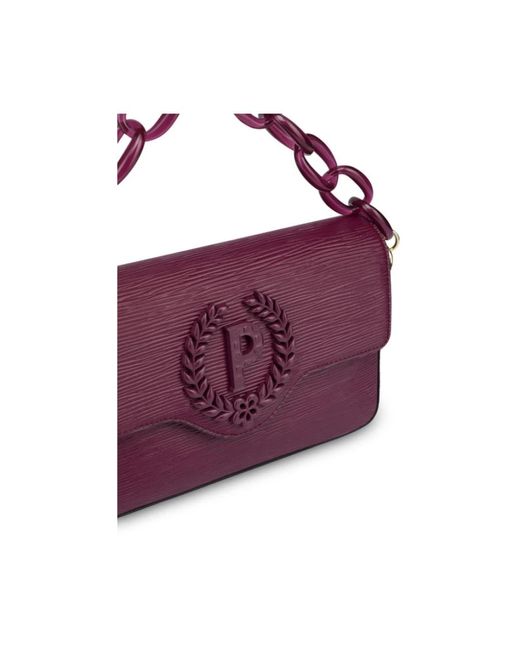 Pollini Purple Maxi kette süßigkeitentasche