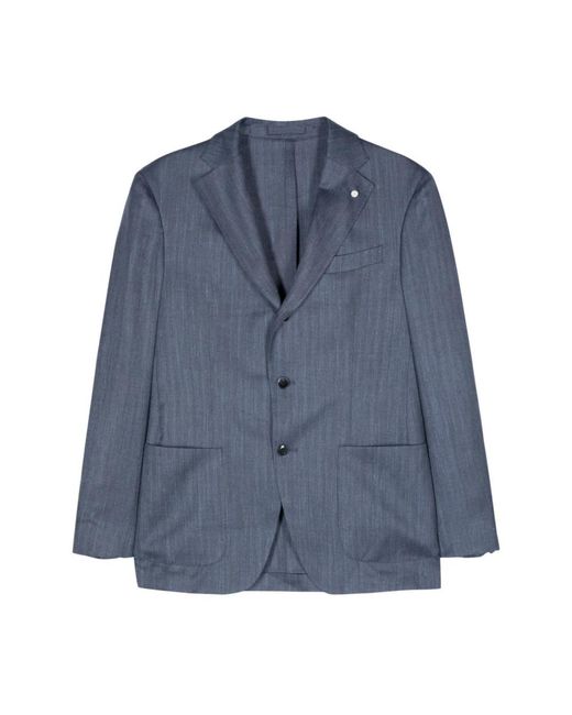 Jackets > blazers Luigi Bianchi pour homme en coloris Blue
