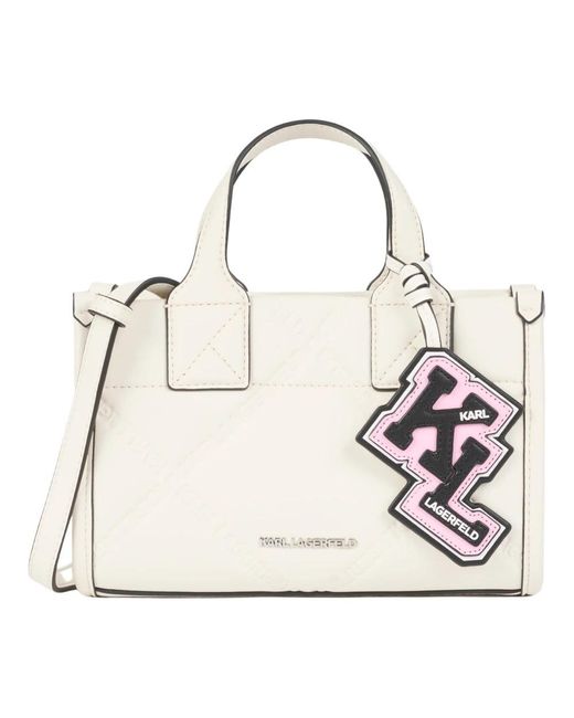 Karl Lagerfeld Natural Cross Body Bags