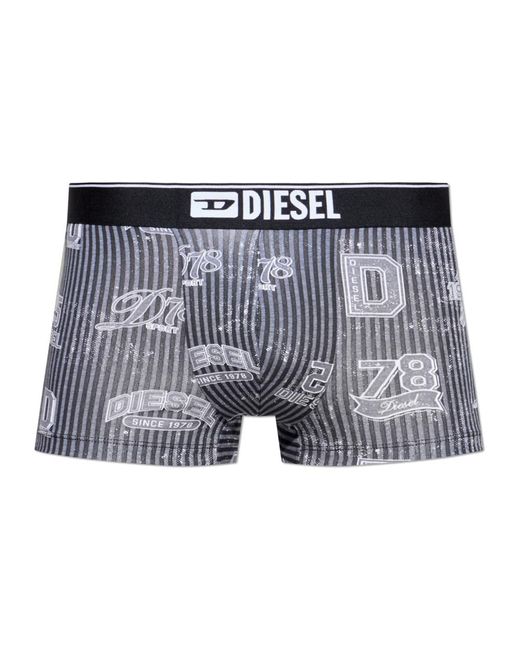 DIESEL Ondergoed ,Grijs ,Katoen Damien-D-Box Boxer Briefs in het Gray voor heren