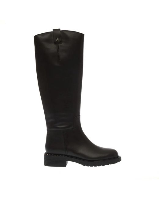 Ash Black High Boots