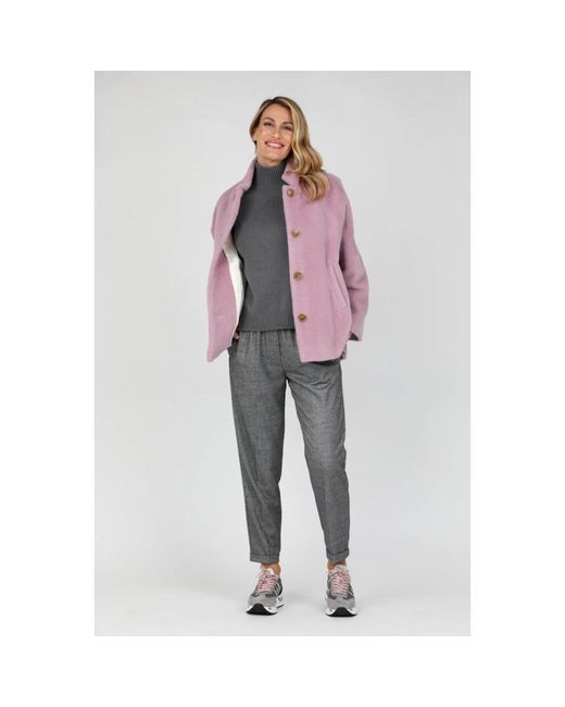 Cropped Trousers ROSSO35 en coloris Gray