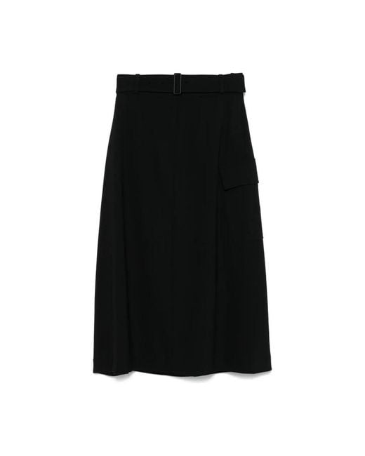 Joseph Midi Skirts in het Black