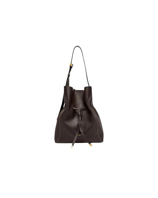 Gianni Chiarini Brown Bucket Bags