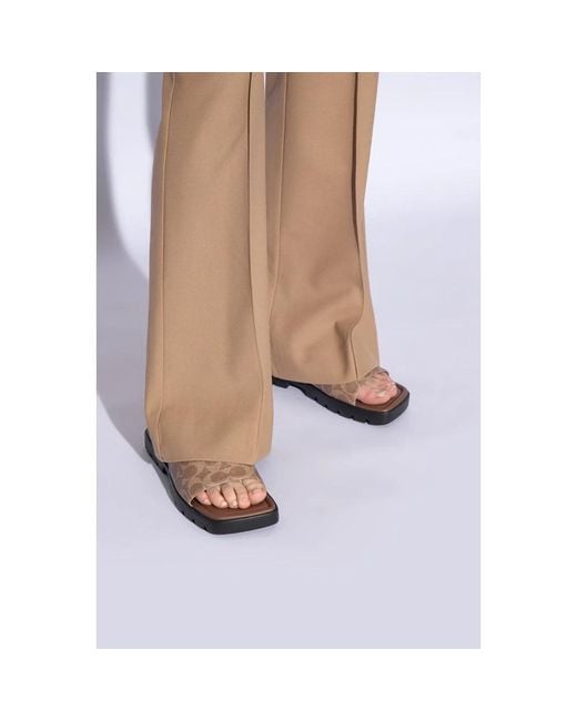 COACH Brown Sliders
