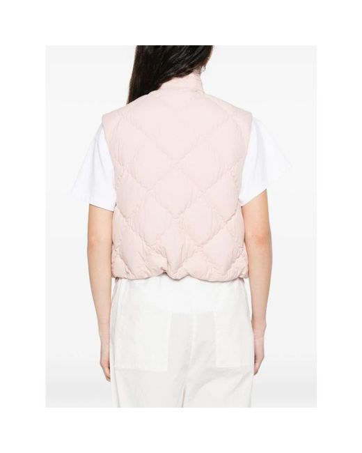 Moncler Pink Waistcoats
