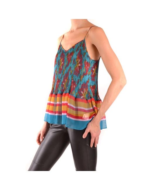 Twinset Blue Sleeveless Tops