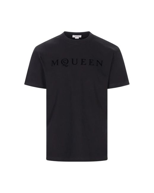 T-Shirts Alexander McQueen de hombre de color Black