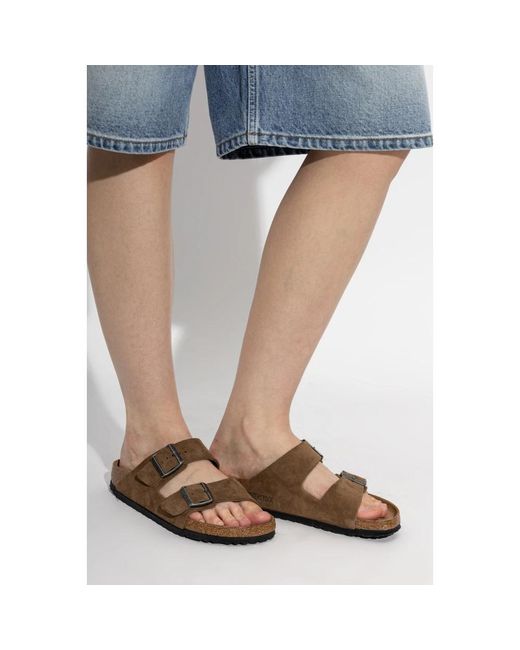 Birkenstock Brown Sliders