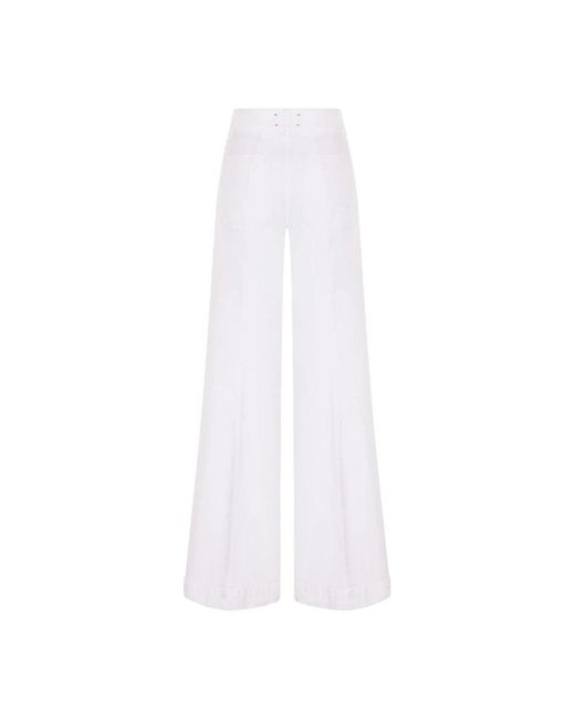 Seafarer High Waist Flare Jeans in het White