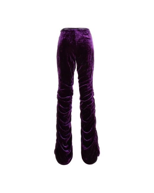 Gucci Purple Wide Trousers
