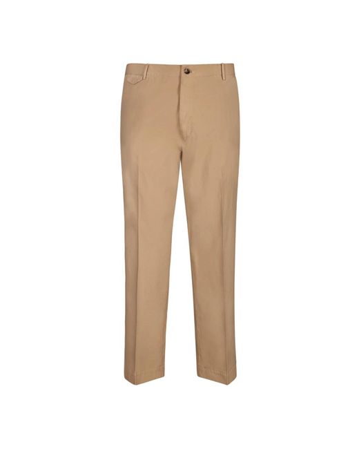 Dell'Oglio Natural Suit Trousers for men