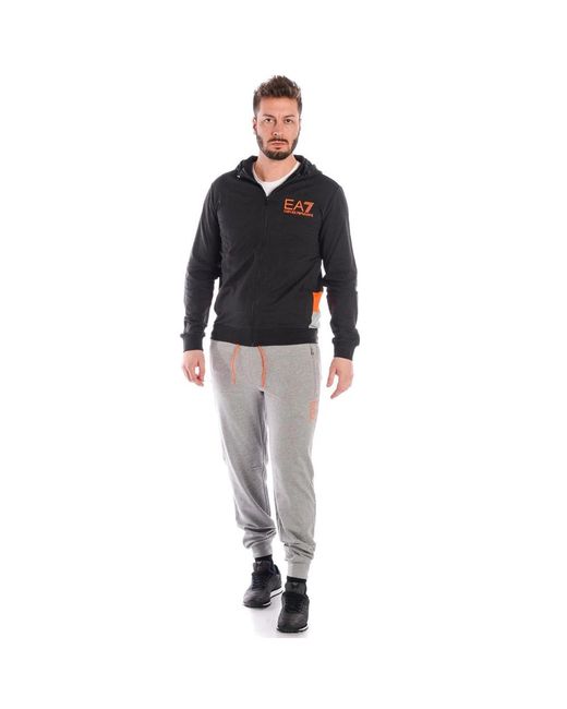 Entraînement EA7 pour homme en coloris Black