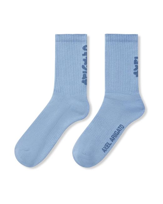 Axel Arigato Ondergoed ,Blauw ,Katoen Floral Jacquard Socks in het Blue