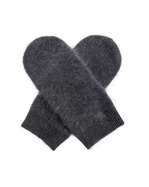 Lisa Yang Gray Kaschmirhandschuhe