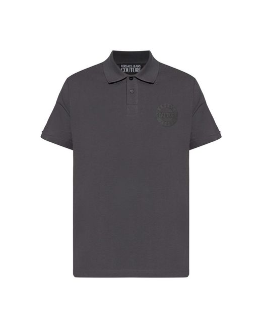 Versace Jeans Couture Gray Polo Shirts for men