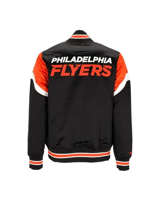 Mitchell & Ness Bomber Jackets in het Black voor heren