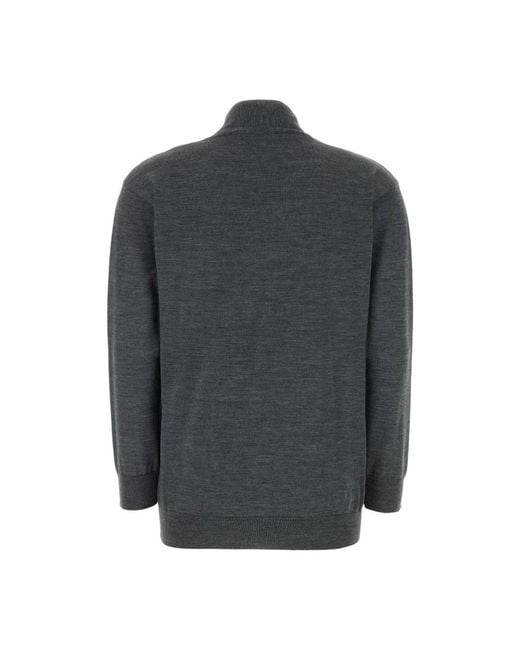 Valentino Garavani Black Round-Neck Knitwear