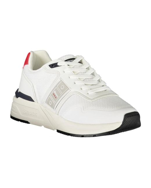 Blauer White Sneakers for men