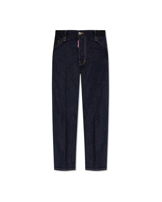 DSquared² Blue Straight Jeans for men