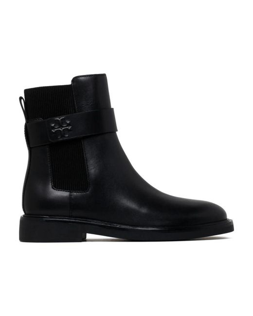 Tory Burch 35 Mm Double T Chelsea Laarzen in het Black