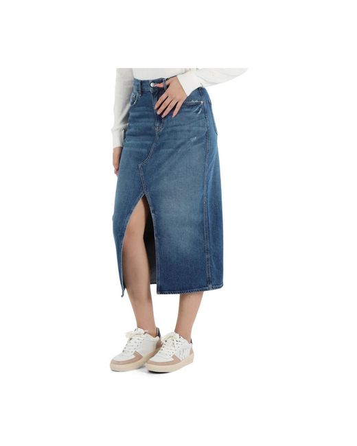 Tommy Hilfiger Denim Skirts in het Blue