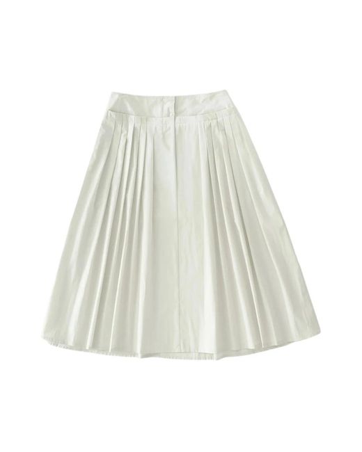 Studio Nicholson White Maxi Skirts