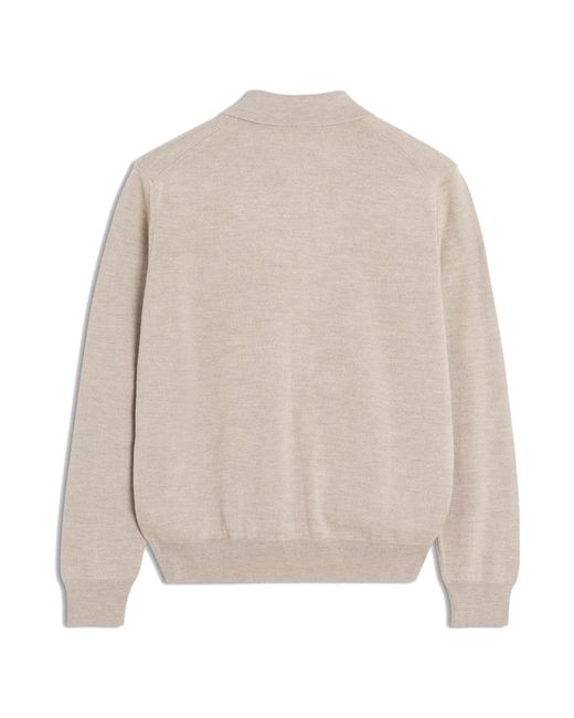 Maison Kitsuné White Round-Neck Knitwear for men