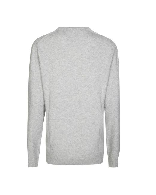 Daniele Fiesoli V-Neck Knitwear in het Gray voor heren