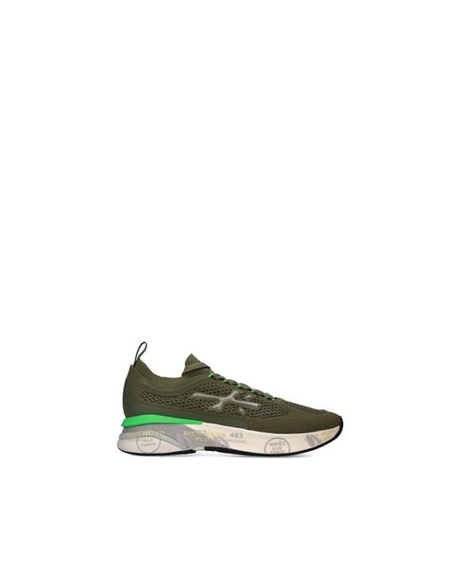 Sneakers Premiata de hombre de color Green