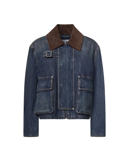 Loewe Blue Denim Jackets