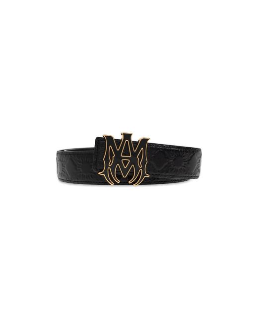 Cintura in pelle di Amiri in Black da Uomo