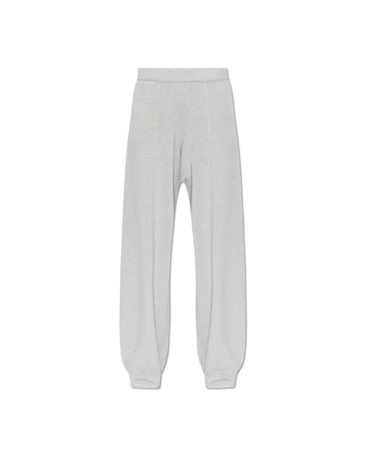 Fabiana Filippi Gray Wide Trousers