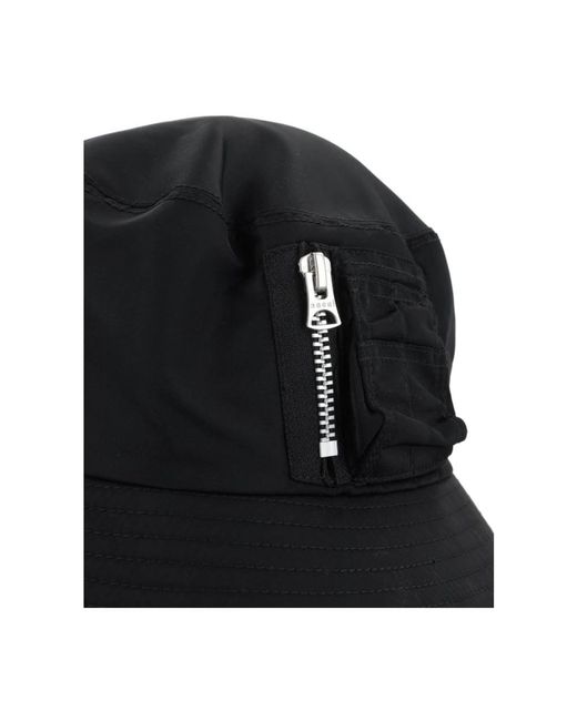 Sacai Black Double Visor Hat