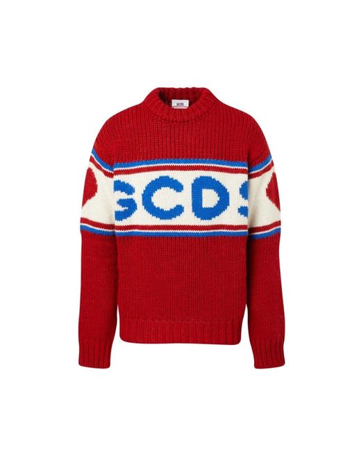 Gcds Stylischer pullover in Red für Herren