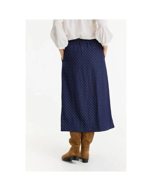 iN FRONT Midi Rokken in het Blue