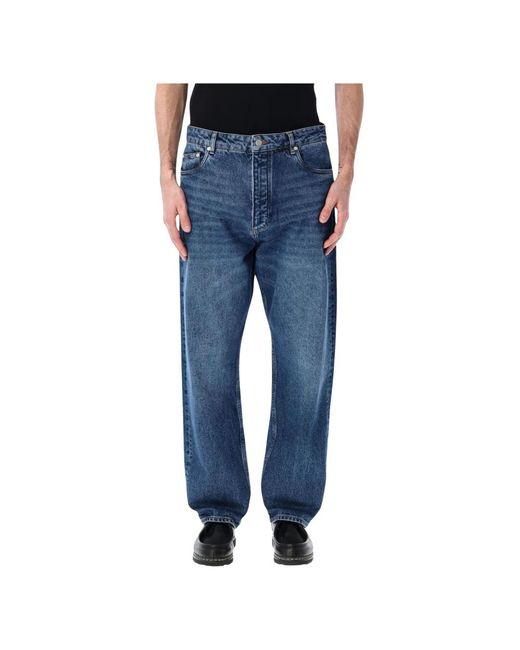 Studio Nicholson Blue Straight Jeans for men