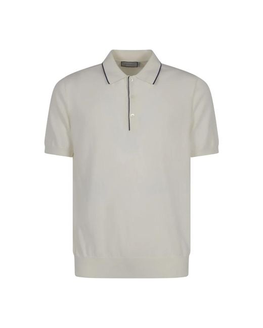 Canali Gray Polo Shirts for men